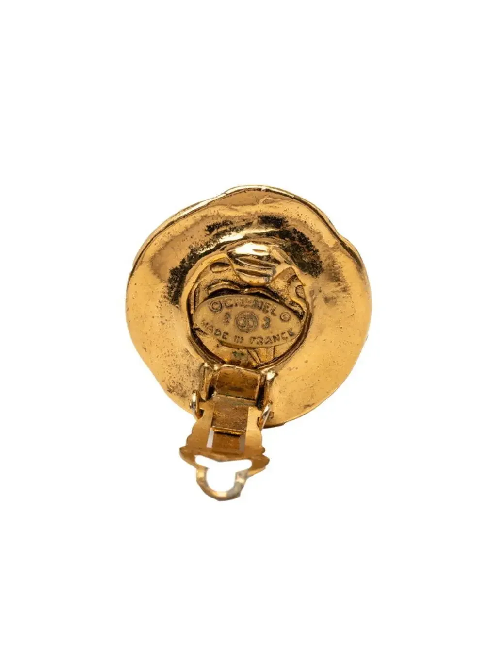 Chanel Cc Logo Clip-On Earrings Metal #246912C64B